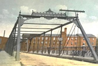Historic postcard of the Spring City-Royersford Bridge